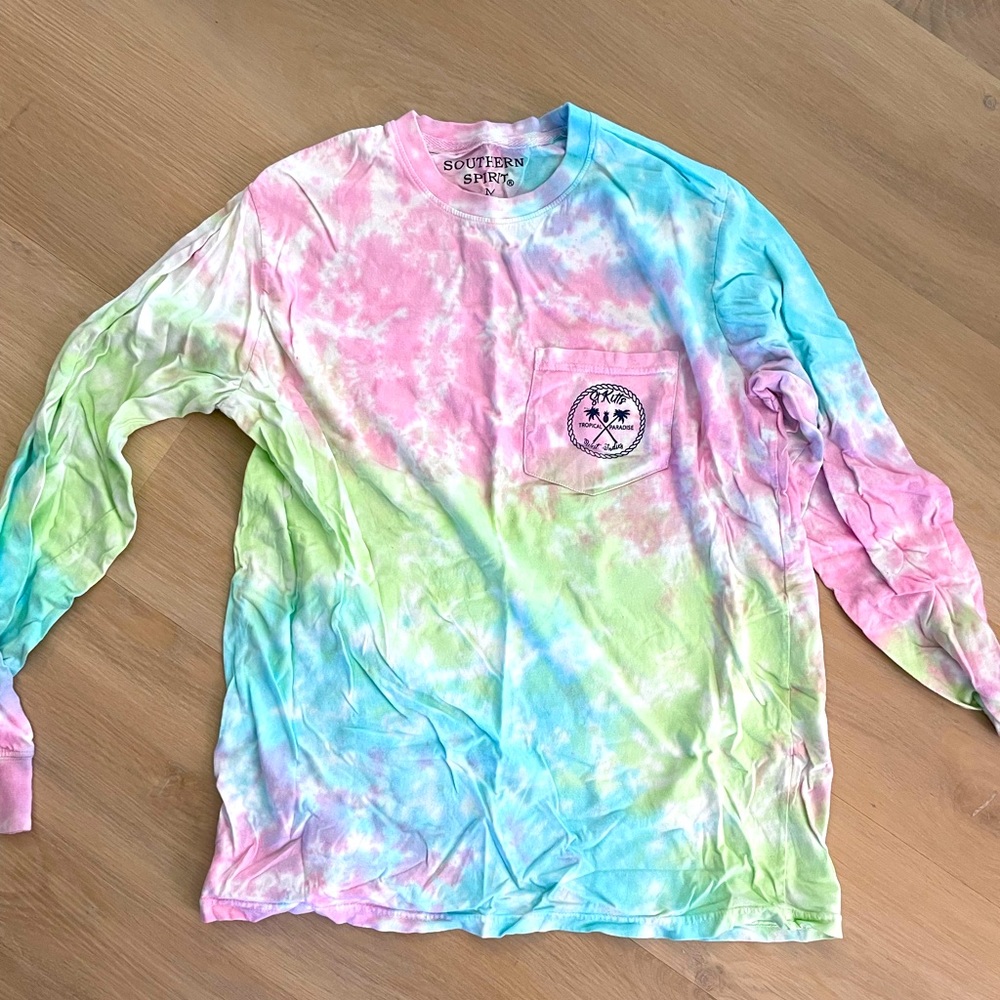 St.Kitts Tie Dye Travel Vintage T